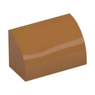 Brick Curved 1 x 2 x 1 No Studs