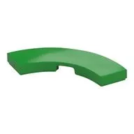 Tile 3 x 3 Curved, Macaroni
