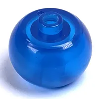 Pen Bead, Round Orb with Silver 'BIONICLE' Print