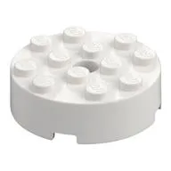 Brick Round 4 x 4 Centre Hole