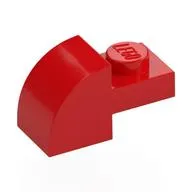 Brick Curved 1 x 2 x 1 with Curved Top
