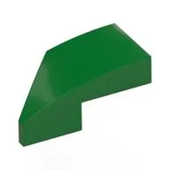 Brick Wedged, Curved 2 x 1 with Stud Notch Right
