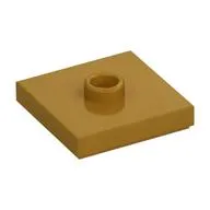 Plate Special 2 x 2 with Groove and Center Stud (Jumper)