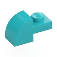 Brick Curved 1 x 2 x 1 with Curved Top