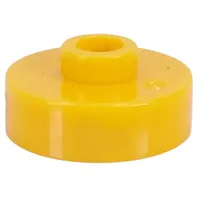 Pen Bead, Round Short, Flat Edge