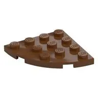 Plate Round Corner 4 x 4