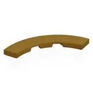 Tile 4 x 4 Curved, Macaroni