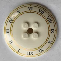 Dish 6 x 6 Inverted (Radar) with Roman Numeral Clock Face print