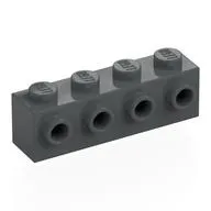 Brick Special 1 x 4 with 4 Studs on One Side