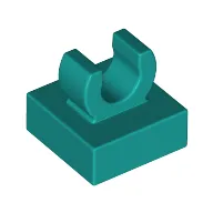 Tile Special 1 x 1 with Clip with Rounded Edges