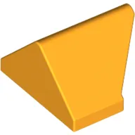 Brick Sloped 45° 2 x 1 Double / Inverted with Bottom Stud Holder