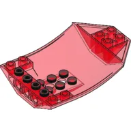 Brick Wedged, Curved Inverted 8 x 6 x 2 Cockpit
