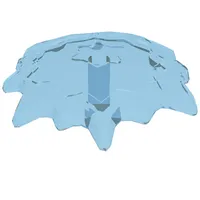 Wave / Power Burst / Flame, Shield Large with Bar End