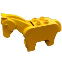 Duplo Animal Horse with Four Studs, Movable Head and Tail