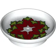Duplo Dish with Strawberries Print