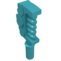 Equipment Comb with Handle and 3 Hearts [Hair Accessory]