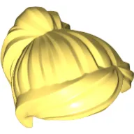 Hair Ponytail and Swept Sideways Fringe