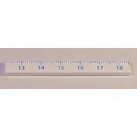 Tile 1 x 8 with Ruler CM 13 - 18 Pattern
