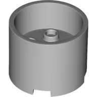 Brick Round 3 x 3 x 2 Recessed Center with 2 x 2 Studs and Axle Hole