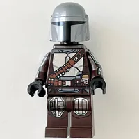 The Mandalorian / Din Djarin, Dark Brown Outfit with Jet Pack, Black Head