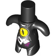 Body Dreamling with White Shirt, Chains, Yellow Eye print