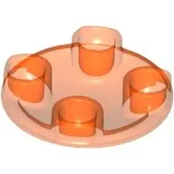 Plate Round 2 x 2 with Rounded Bottom [Boat Stud]