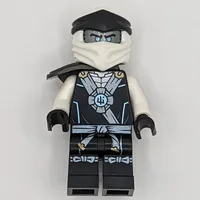 Zane - Legacy, Black Torso, Black Legs, White Wraps, Katana Holder