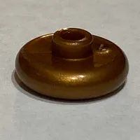 Pen Bead, Round Short, Curved Edge