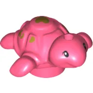 Animal, Turtle, Baby with Olive Green Hearts