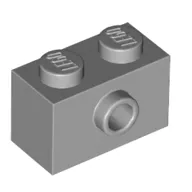 Brick Special 1 x 2 with 1 Center Stud on 1 Side, Bottom Stud Holder
