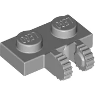 Hinge Plate 1 x 2 Locking with 2 Fingers on Side, 9 Teeth