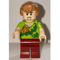 Shaggy Rogers with Starfish and Seaweed on Shirt