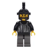 Knight (Fright Knights) - Black Helmet, no Plume