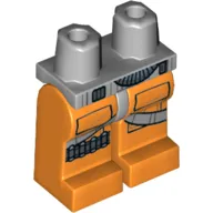 Hips and Orange Legs with Rebel Pilot Flight Suit Print