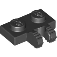 Hinge Plate 1 x 2 Locking with 2 Fingers on Side, 7 Teeth