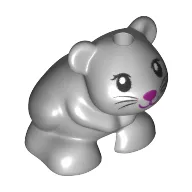 Animal, Hamster, Black Eyes, Whiskers, Magenta Nose