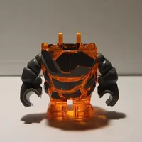 Body Rock Monster - Torso/Legs with Dark Bluish Gray Arms Assembly