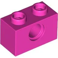 Technic Brick 1 x 2 [1 Pin Hole]