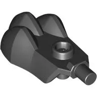 Animal Body Part, Hand / Paw with Stud on Top, Bar on Side and 3 Bar Holders on Bottom