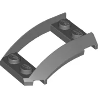 Wheel Arch, Curved Wedge 4 x 3 with 2 x 2 Opening and 4 Studs