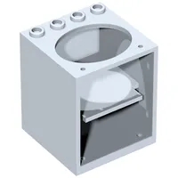 Belville, Cupboard 4 x 4 x 4 with Elliptical Hole for Sink