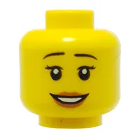 Minifig Head Maya, Smile / Scared Print
