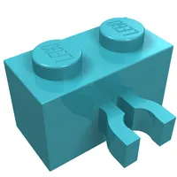 Brick Special 1 x 2 with Vertical Clip [Thick U Clip]