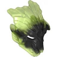 Large Figure Mask Umarak with Trans-Bright Green Marble Pattern