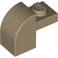 Brick Curved 1 x 2 x 1 1/3 with Curved Top