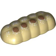 Food Bread Knotted Loaf with White Speckles and Medium Nougat Spirals Print