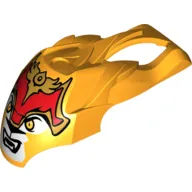 Fairing, Fly Wheel, Large Cat Streamlined Shape with Laval Print