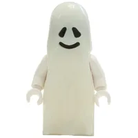 Ghost - Glow in the Dark, Brick Built Legs, 3626a