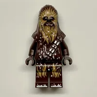 Chewbacca - Dark Brown Torso with Medium Nougat, Snow Print