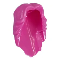 Hair Mid-Length Wavy with Center Part